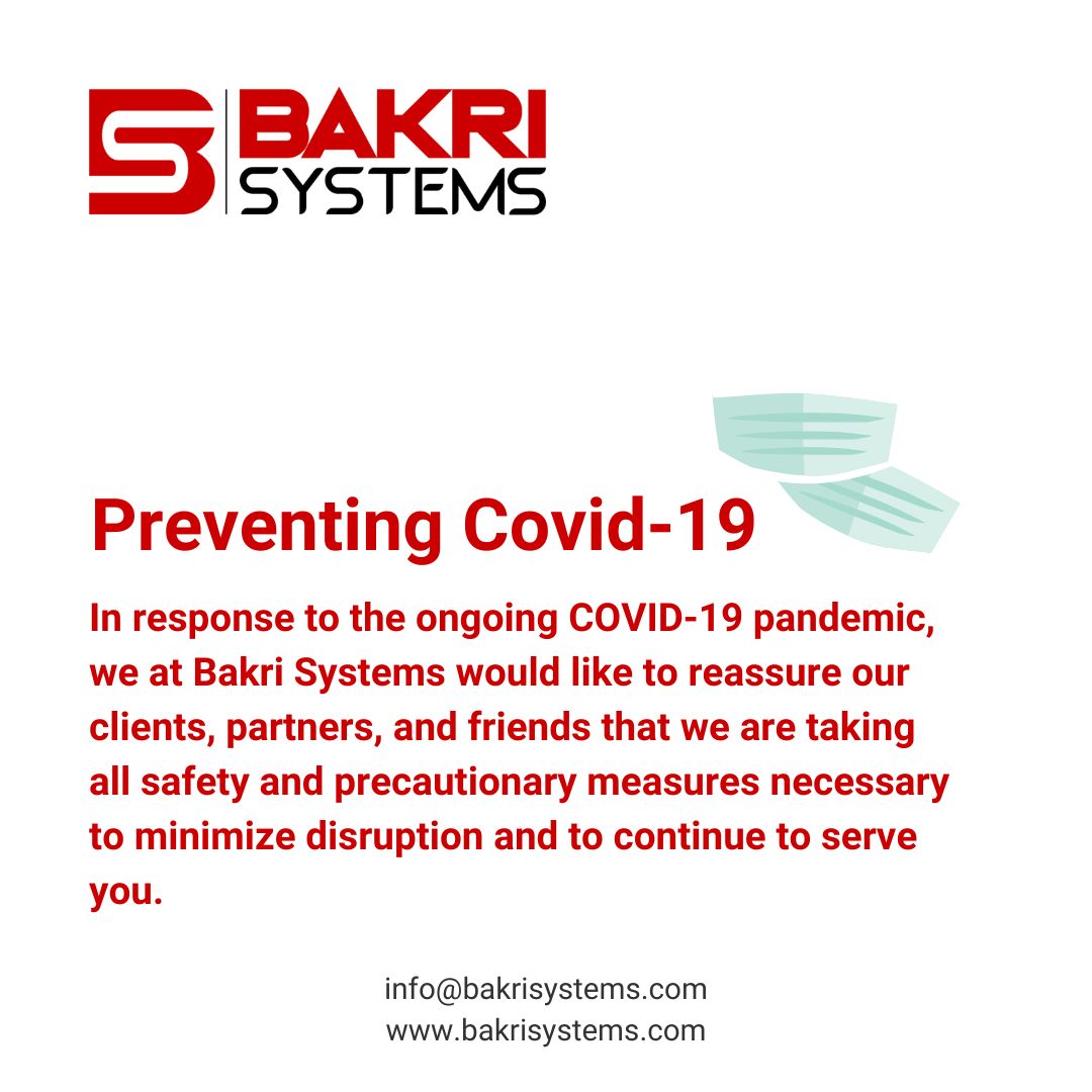 COVID-19 Message from Bakri Systems